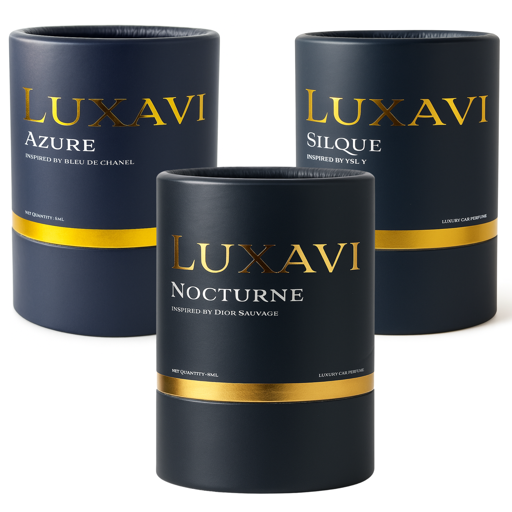 The Everyday Sophistication Set – Set of 3 Luxury Car Diffusers (8ml each)