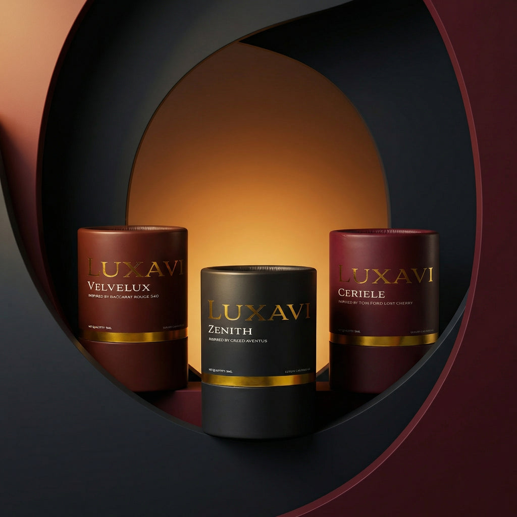 The Luxury Icons Set – Luxavi luxury car diffuser gift set with three premium fragrances
